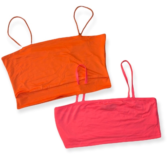 4/$20 2 Nwot Shein neon crop tops, pink is xs orange S - Picture 10 of 11
